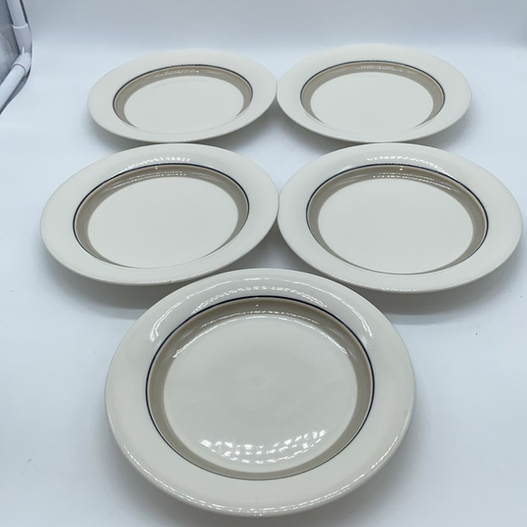 Vintage Arabia of Finland Seita Arctica 5 Bread & Butter Plates - Picture 2 of 6